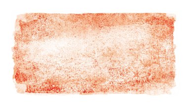 Suluboya dikdörtgen arkaplanı beyaza izole edildi