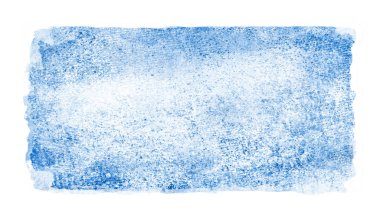 Suluboya dikdörtgen arkaplanı beyaza izole edildi