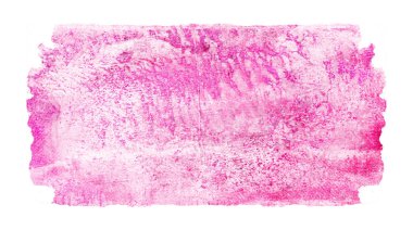 Suluboya dikdörtgen arkaplanı beyaza izole edildi