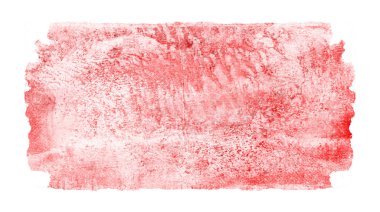 Suluboya dikdörtgen arkaplanı beyaza izole edildi