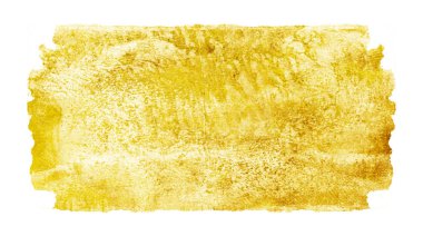 Suluboya dikdörtgen arkaplanı beyaza izole edildi