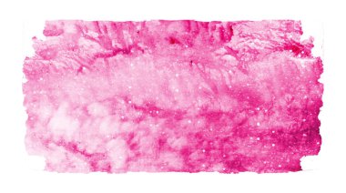 Suluboya dikdörtgen arkaplanı beyaza izole edildi