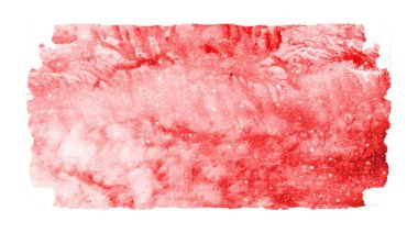 Suluboya dikdörtgen arkaplanı beyaza izole edildi