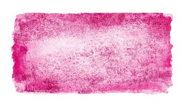 Suluboya dikdörtgen arkaplanı beyaza izole edildi