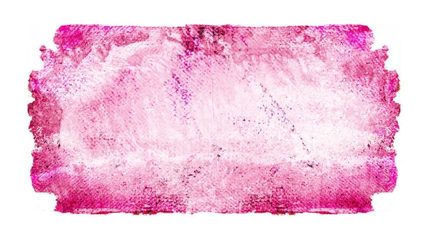 Watercolor Rectangle Background Isolated White — Stock Photo, Image