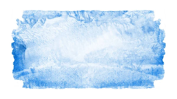 Aquarell Rechteck Hintergrund Isoliert Auf Weiß — Stockfoto