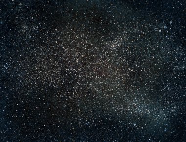 Arkaplanda yıldızlar olan gece göğü