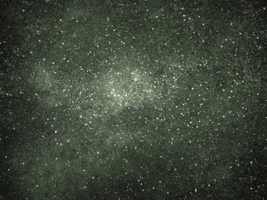 Arka planda yıldızlar olan gece gökyüzü. Suluboya