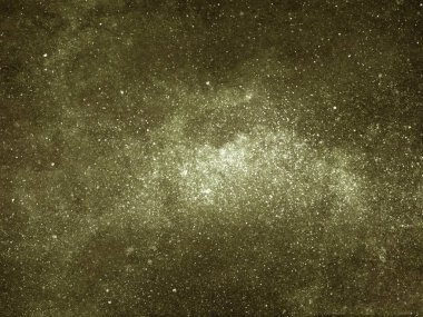 Arka planda yıldızlar olan gece gökyüzü. Suluboya