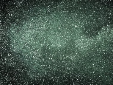 Arka planda yıldızlar olan gece gökyüzü. Suluboya