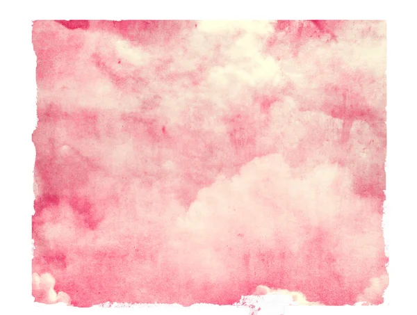 하늘은 고립된 배경. 수채 색 — 스톡 사진