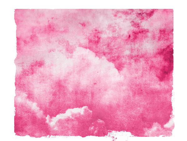 Sky isolated background. Watercolor