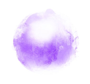 Arkaplan olarak beyaz üzerine suluboya daire