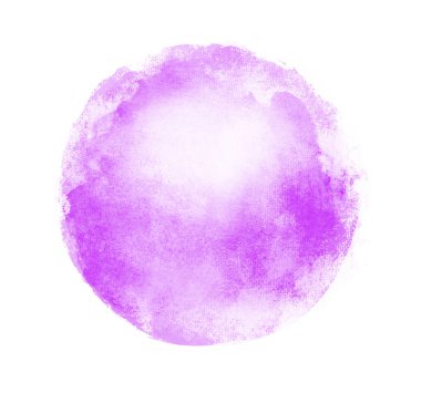 Arkaplan olarak beyaz üzerine suluboya daire