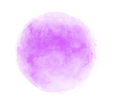 Arkaplan olarak beyaz üzerine suluboya daire