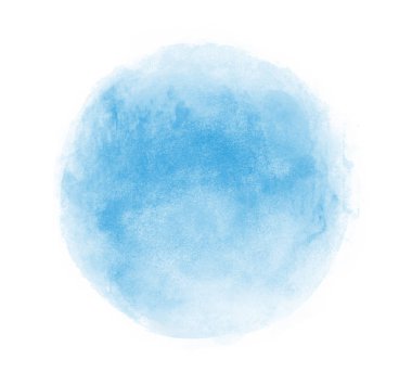 Arkaplan olarak beyaz üzerine suluboya daire