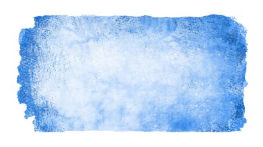 Suluboya dikdörtgen arkaplanı beyaza izole edildi