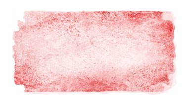 Suluboya dikdörtgen arkaplanı beyaza izole edildi