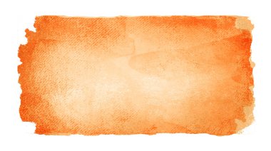 Suluboya dikdörtgen arkaplanı beyaza izole edildi