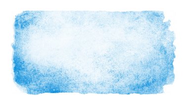 Suluboya dikdörtgen arkaplanı beyaza izole edildi