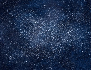 Arkaplanda yıldızlar olan gece göğü