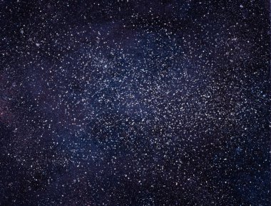 Arkaplanda yıldızlar olan gece göğü