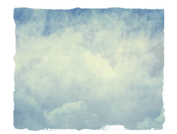 Himmel isoliert Hintergrund. Aquarell — Stockfoto