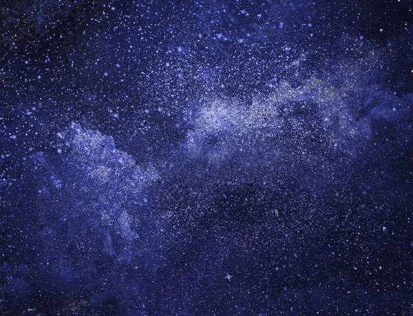 Nacht hemel met sterren als achtergrond — Stockfoto