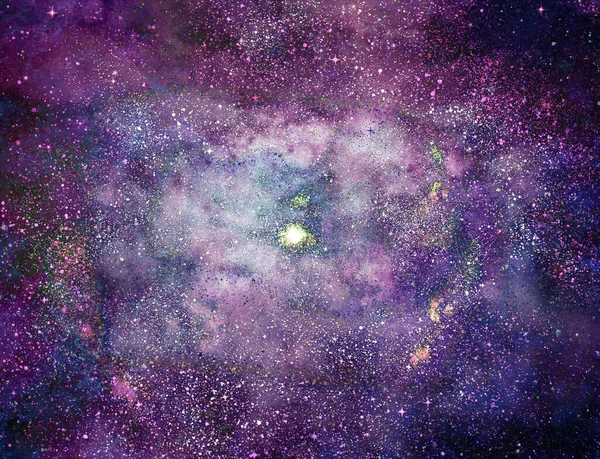 Ночное небо со звездами в качестве фона — стоковое фото