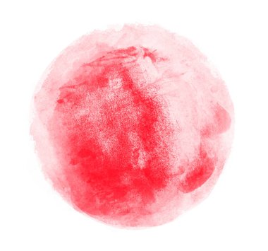 Arkaplan olarak beyaz üzerine suluboya daire