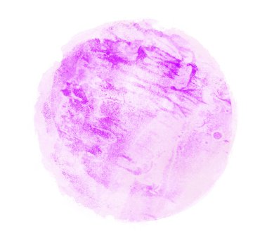 Arkaplan olarak beyaz üzerine suluboya daire