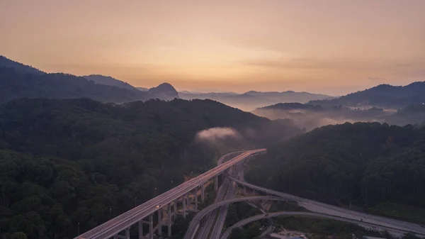 Bypass Highway Rawang Selangor New Highway Connecting Rawang Kuala Lumpur — Stock Photo, Image