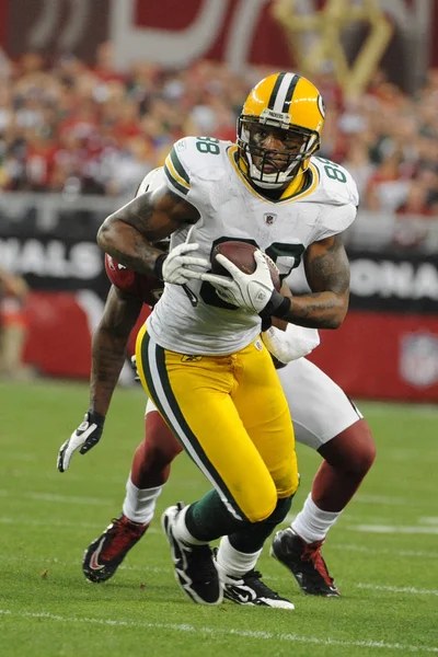 Receptor ancho Jermichael Finley para los Green Bay Packers . — Foto de Stock