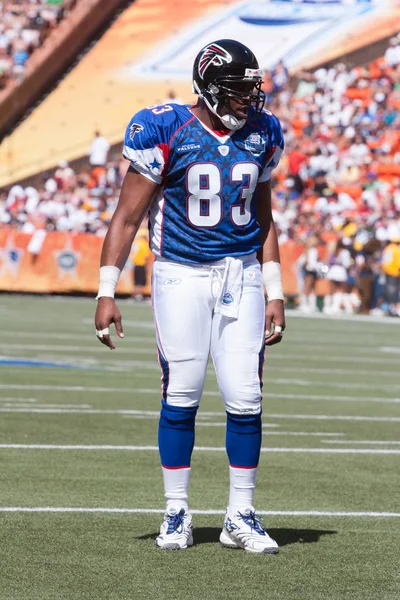 Alge Crumpler Warms 2007 Pro Bowl Played February 2007 Aloha — 스톡 사진