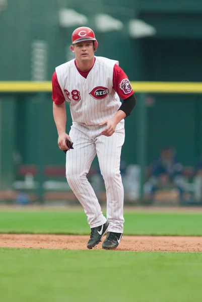 Austin Kearns Acción Contra Los Chicago Cubs Junio 2003 Great — Foto de Stock
