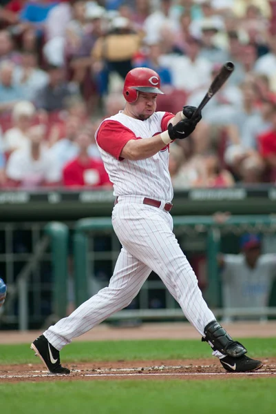 Sean Casey Acción Contra Los Chicago Cubs Junio 2003 Great — Foto de Stock