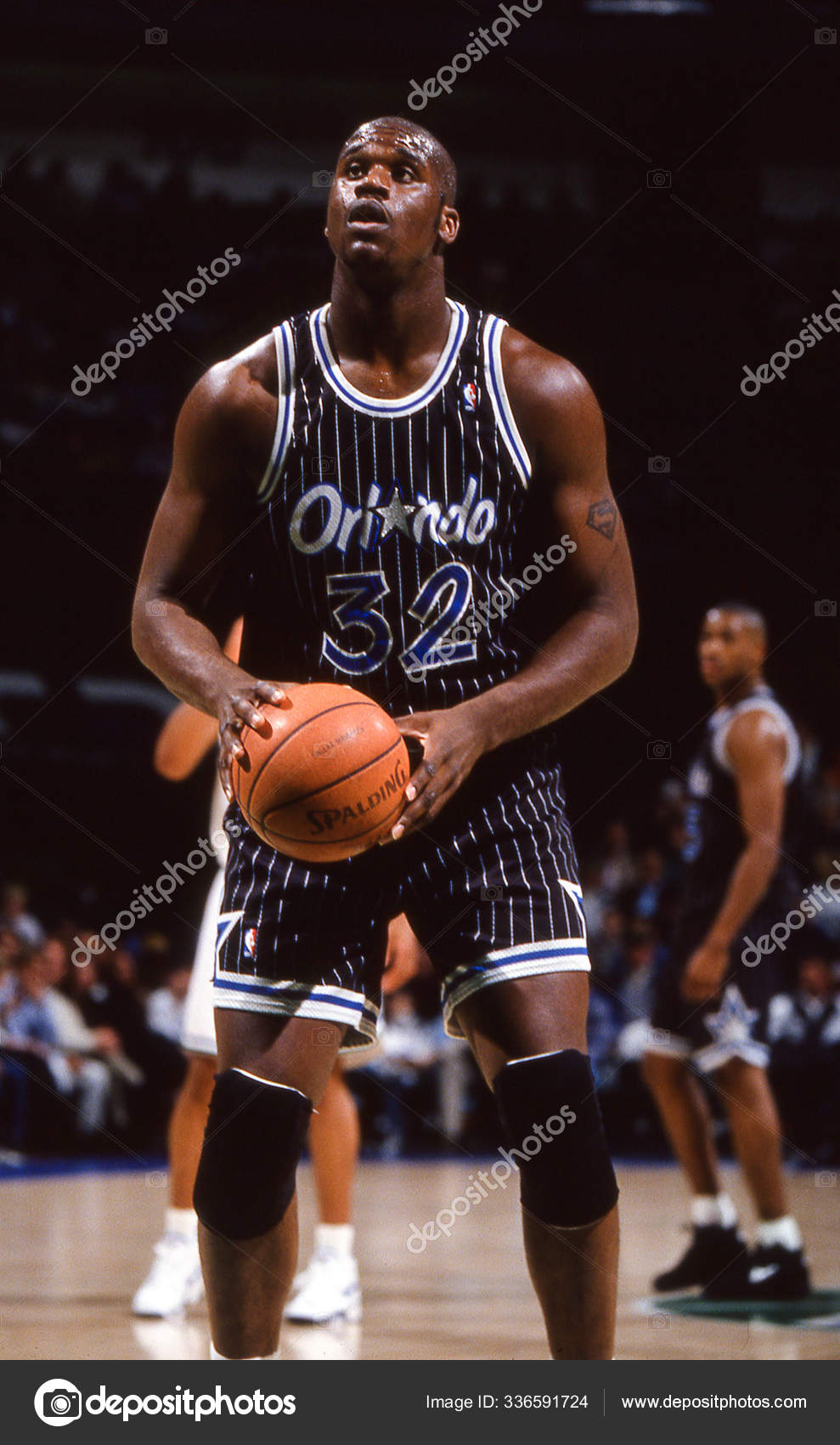 Shaquille Neal Orlando Magic Action Nba Game Charlotte Stock Editorial Photo C Thousandwords