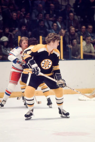 Boston Bruins Verteidiger Und Legende Bobby Orr Einem Spiel Boston — Stockfoto