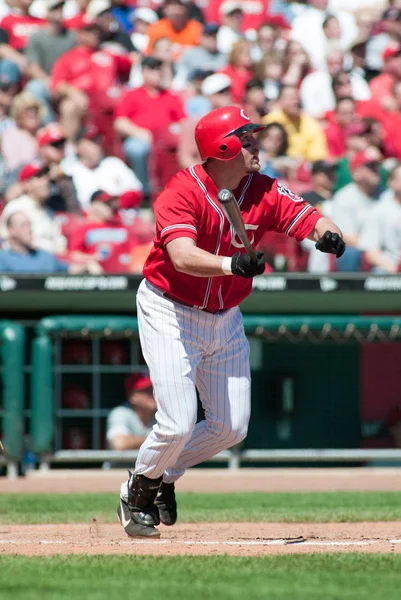 Sean Casey Los Rojos Cincinnati Acción Contra Los Filis Filadelfia — Foto de Stock