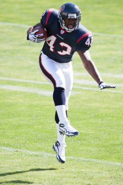 Ben Tate running back drafted by the Houston Texans participates in the 2010 Rookies Photoshoot.   clipart