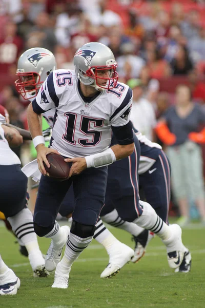 New England Patriots Quarterback Ryan Mallett Ação Contra Washington Redskins — Fotografia de Stock