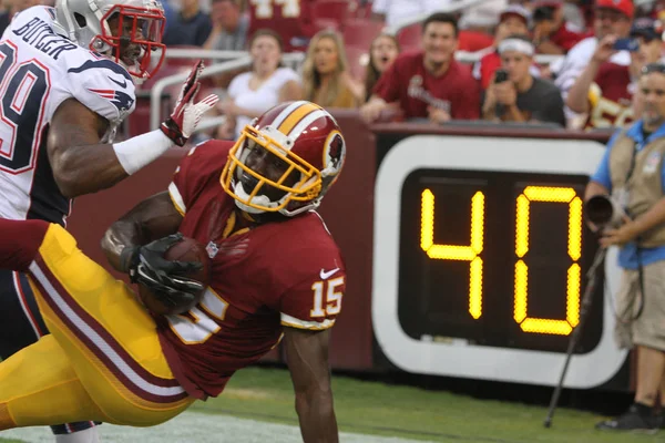 Receptor Aldrick Robinson Acción Mientras Los Washington Redskins Juegan Contra — Foto de Stock