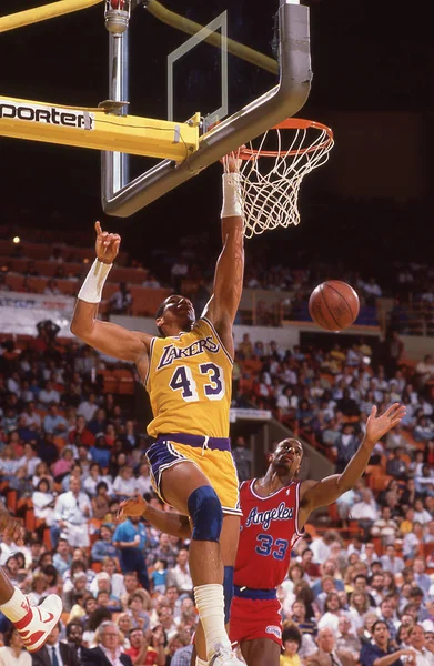 Mychal Thompson Nba Pour Les Lakers Los Angeles Photo Prise — Photo