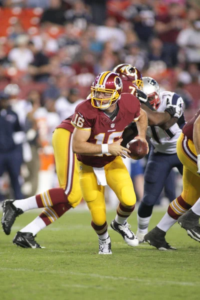 Washington Redskins Colt Mccoy Jogo Futebol Nfl Entre New England — Fotografia de Stock