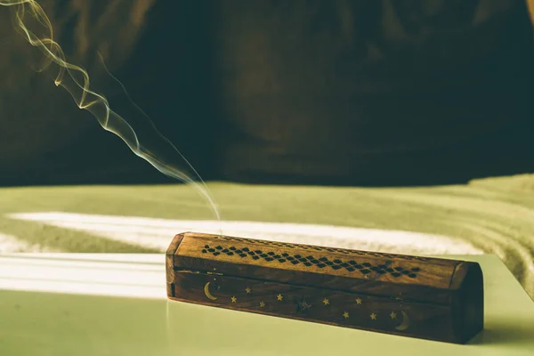 Incense stick. Aromatherapy. Pure relaxation theme — Stock Photo, Image