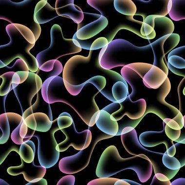 çok renkli soyut yuvarlak lekesi seamless modeli