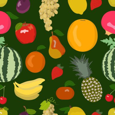 Parlak meyveli seamless modeli