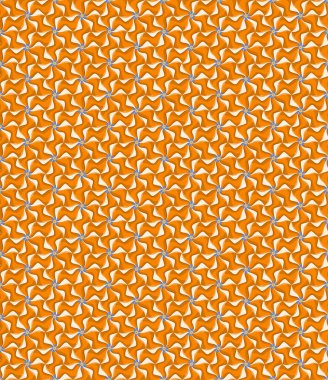 Abstract orange flowers seamless pattern, tessellation. Vector illustration EPS 10