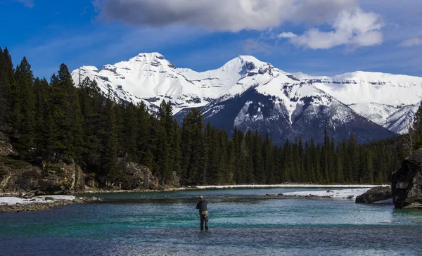 Banff içinde Kanada Rocky Dağları Alberta, Kanada balıkçılık