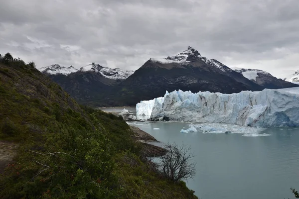 Vue Sur Glacier Perito Moreno Ensoleillé — Photo